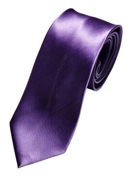 Azzuro Lilac Tie 100% Microfiber 59" Long 3.5" Wide Classic Satin Finish(ID172)